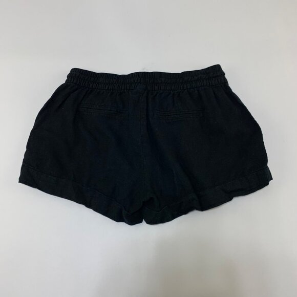 Old Navy Black Linen Blend Pull On Shorts XS - Picture 4 of 4